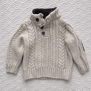 🐑 baby gap cable knit sweater
